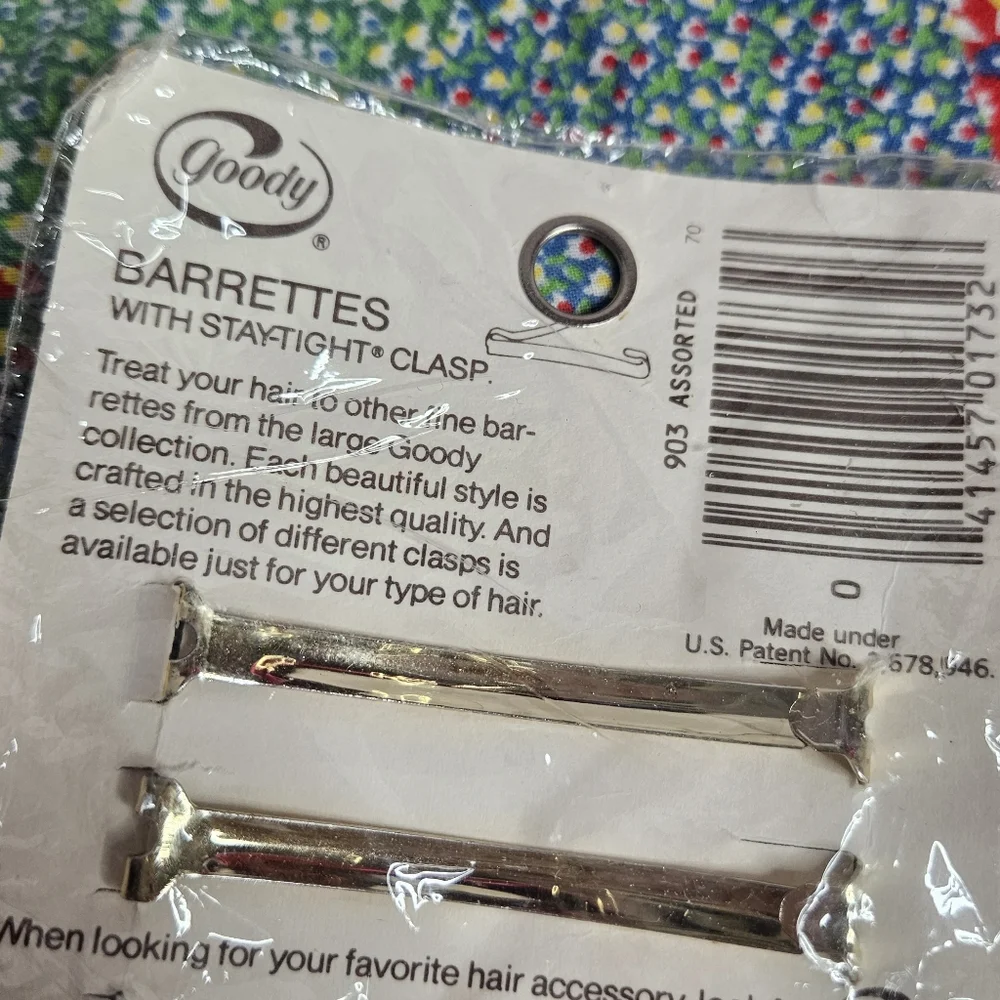 1975 NIP Goody Barettes - #903, Pack of 4